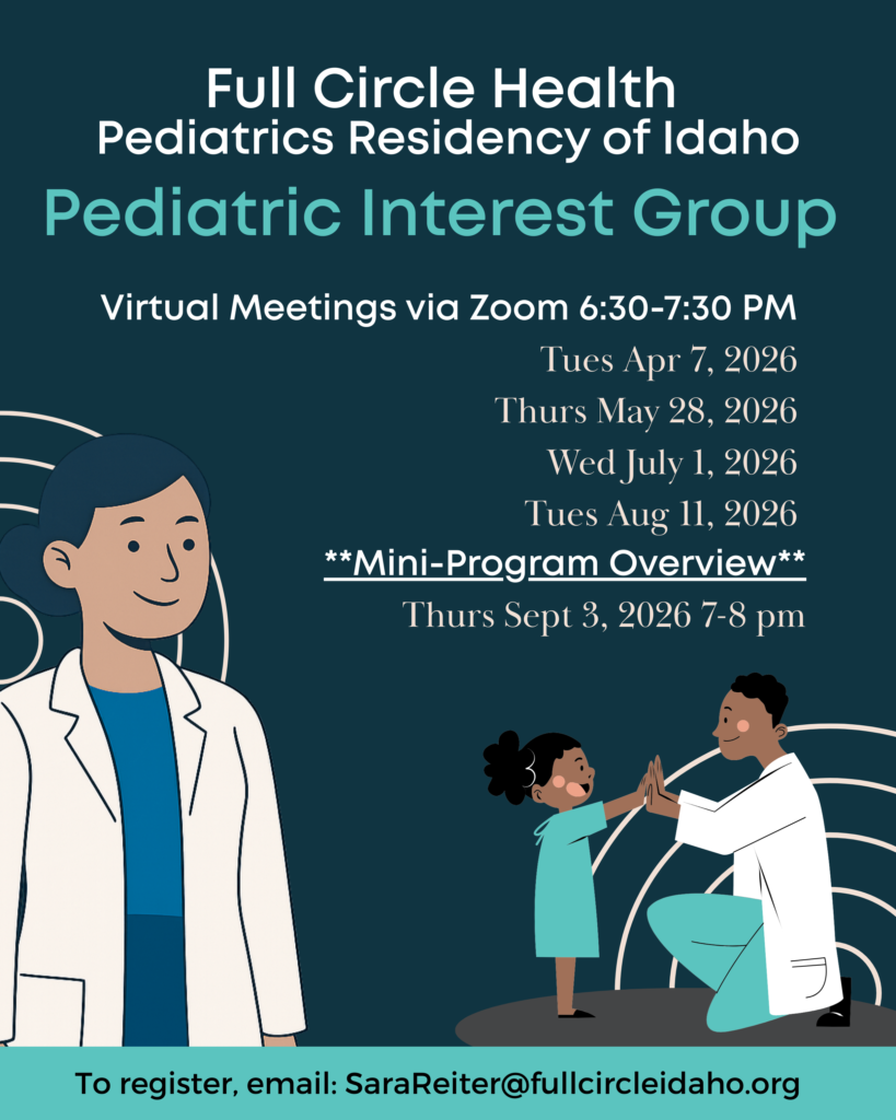2026 Pediatrics Interest Group Meeting Dates
