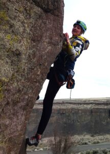 Dr. Allie Ahlm - Fun Photo Rock Climbing